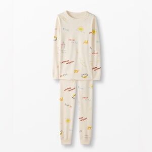Hanna Andersson Play/Happy Pajama Set, 140/US10, like new
